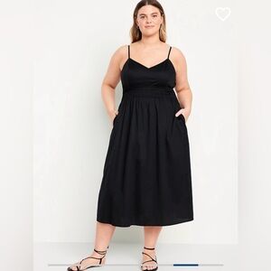 Waist Defined Cami Midi Dress